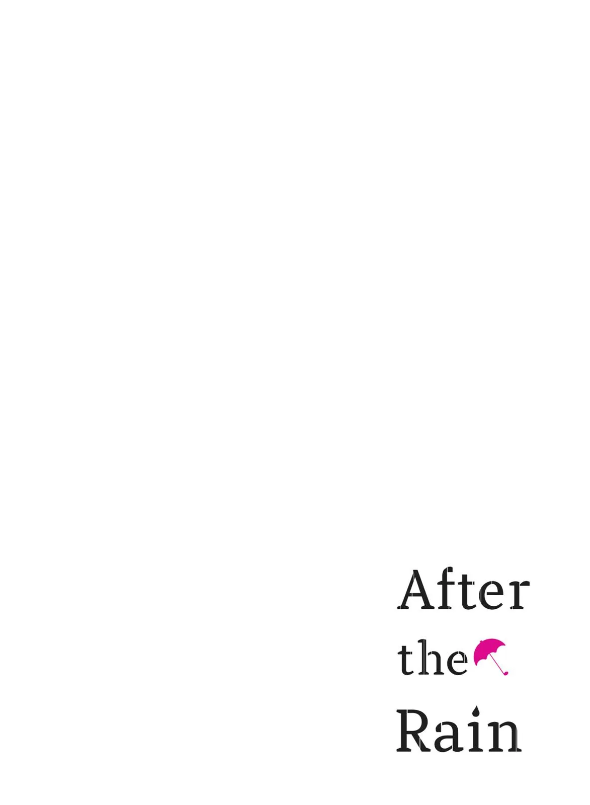 Read After the Rain en Manga Online