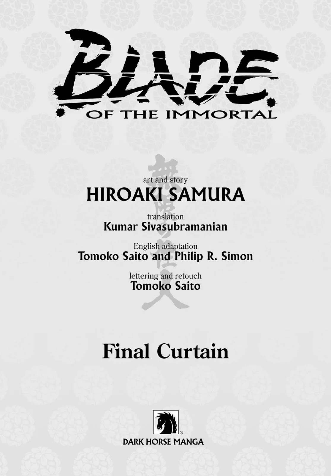 Read Blade of the Immortal en Manga Online