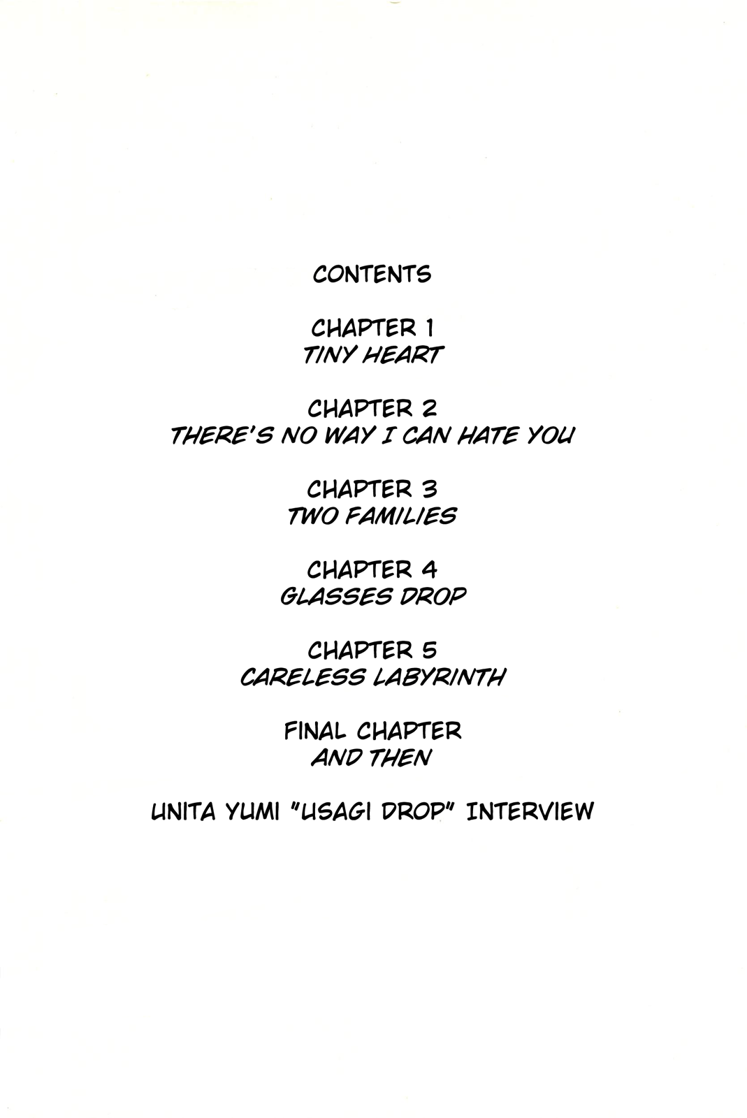 Read Bunny Drop en Manga Online