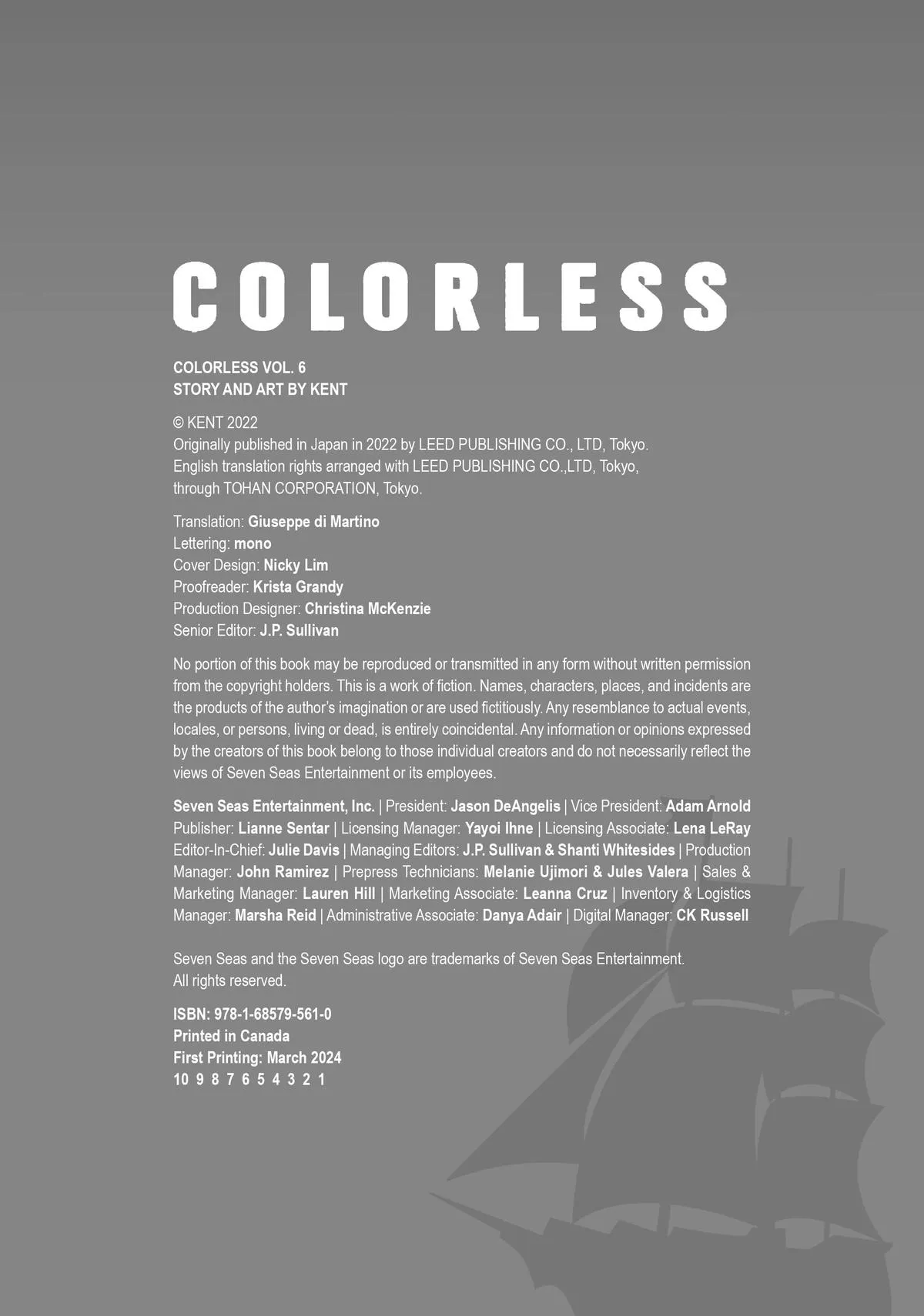 Read Colorless en Manga Online