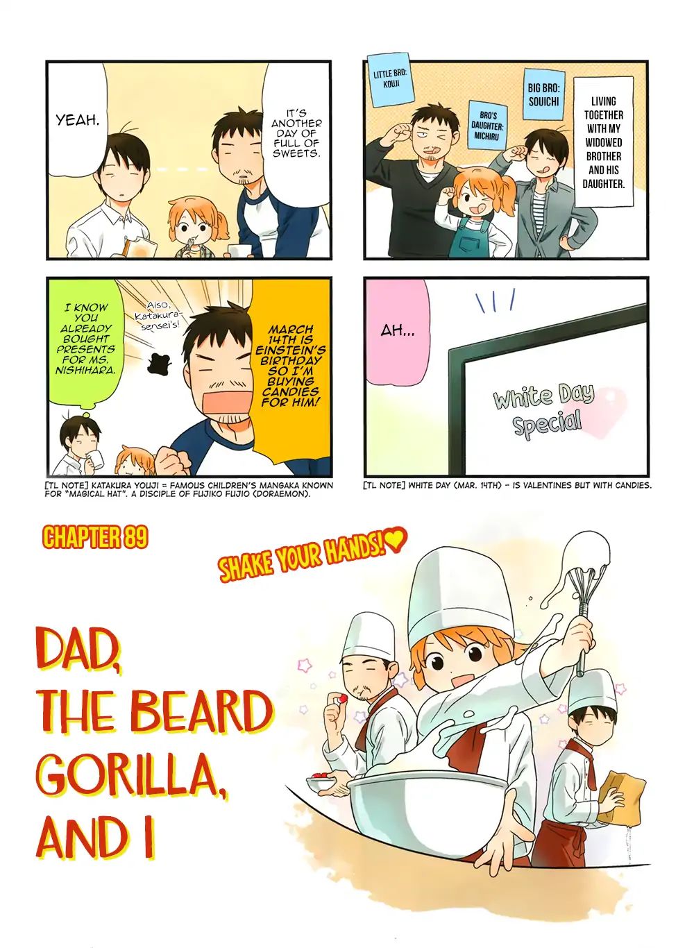 Read Dad the Beard Gorilla and I en Manga Online