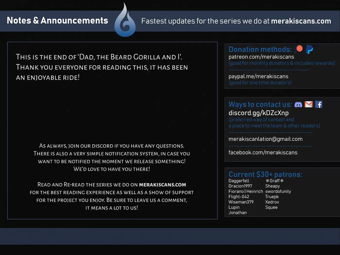 Read Dad the Beard Gorilla and I en Manga Online