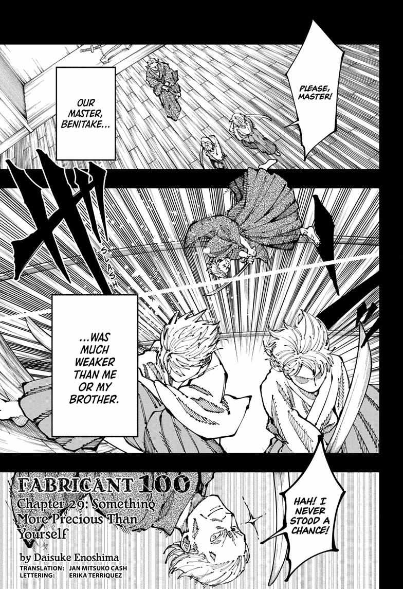 Read Fabricant 100 en Manga Online