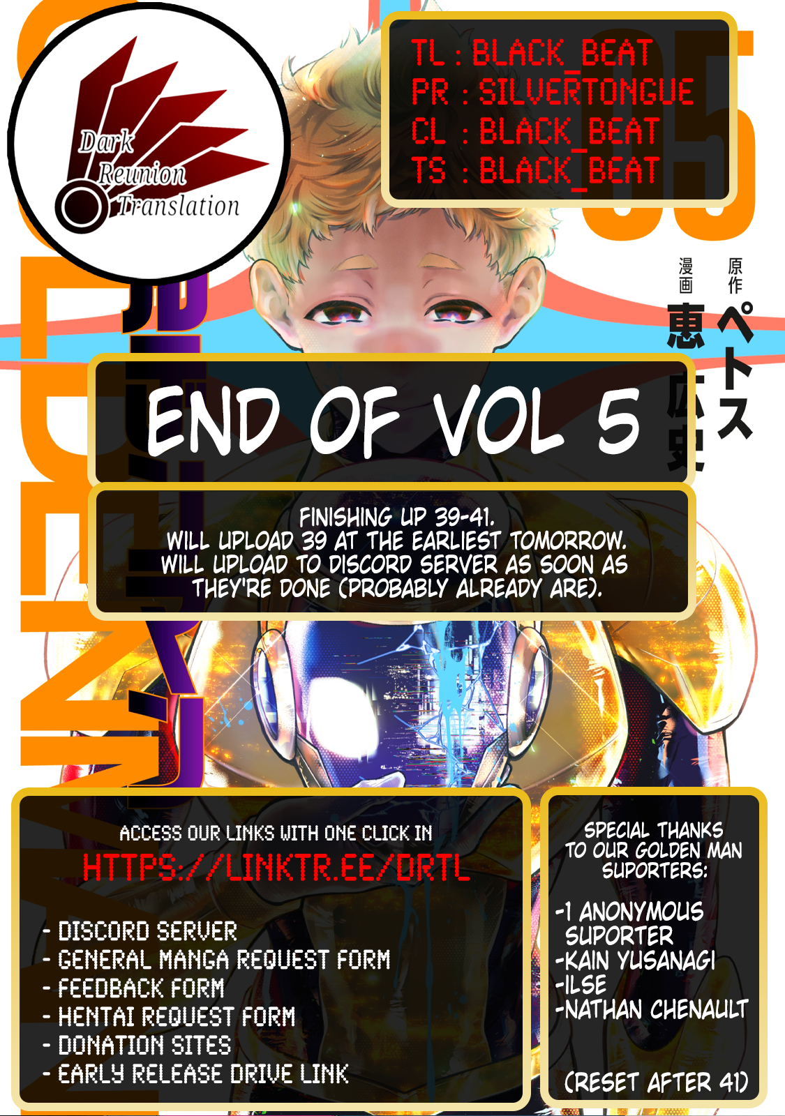Read Golden Man en Manga Online