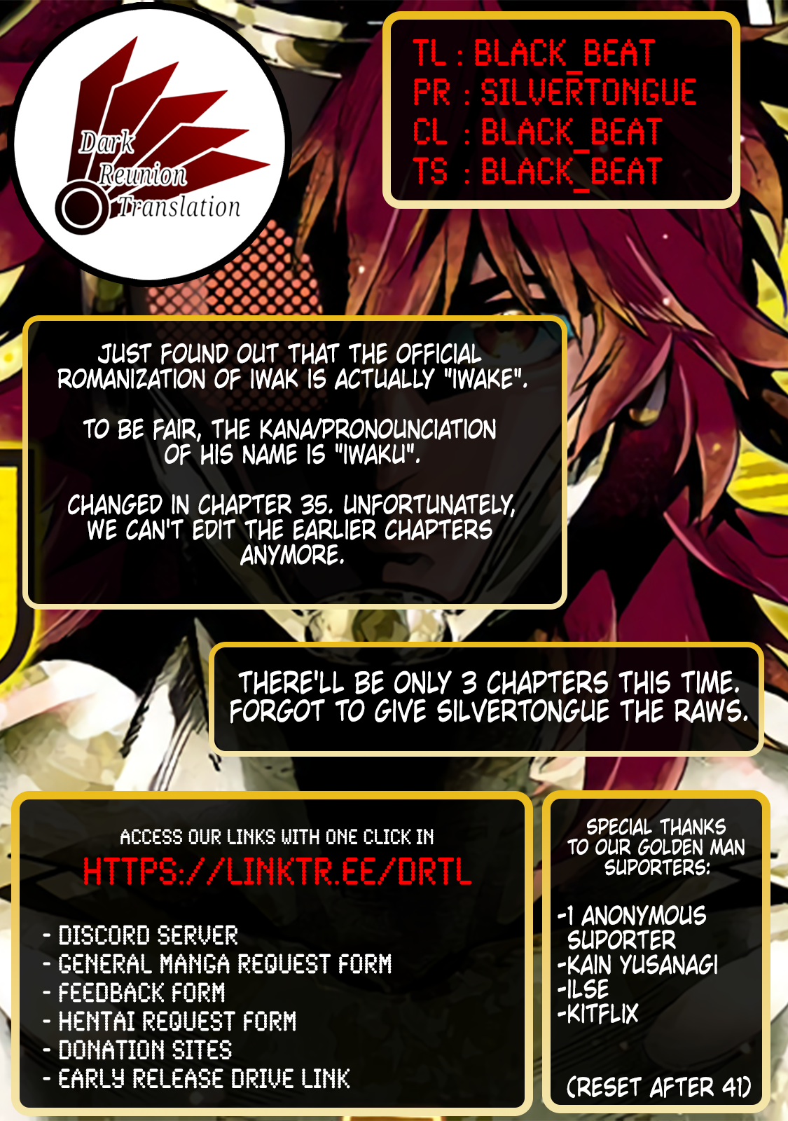 Read Golden Man en Manga Online