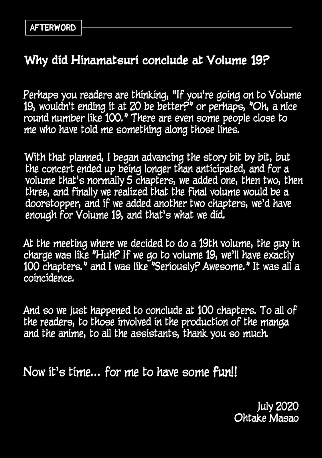 Read Hinamatsuri en Manga Online