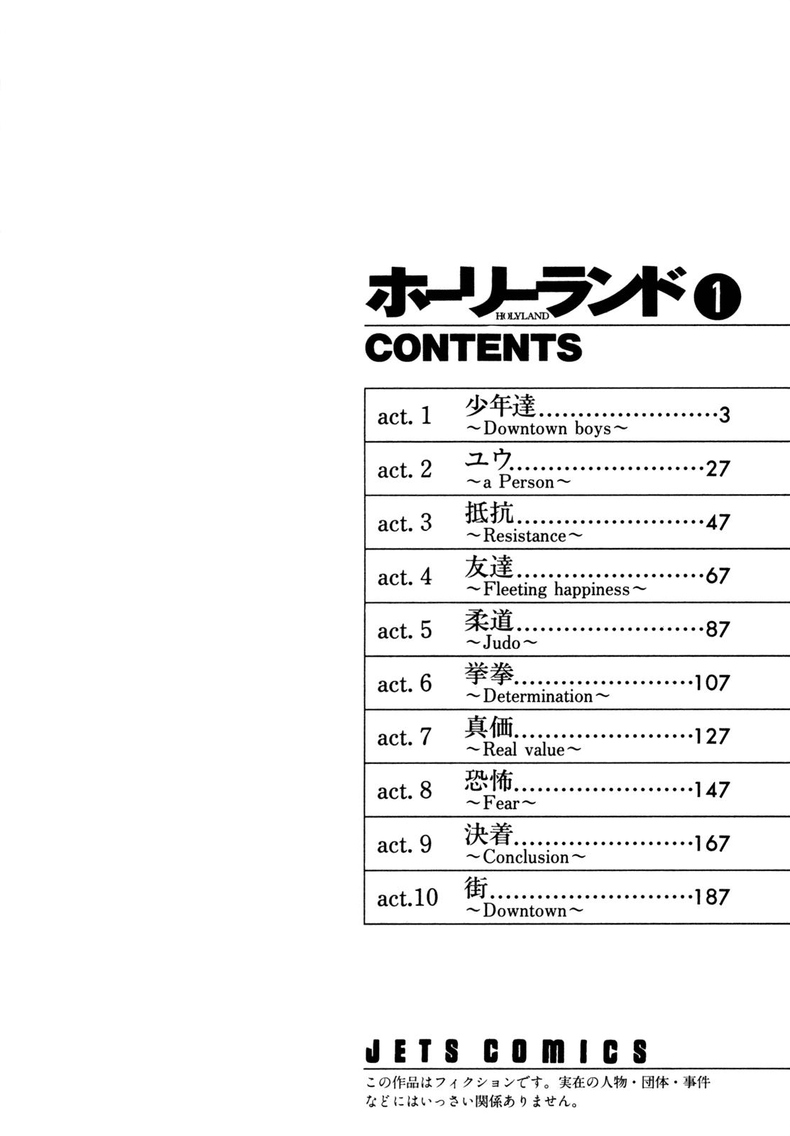 Read Holyland en Manga Online