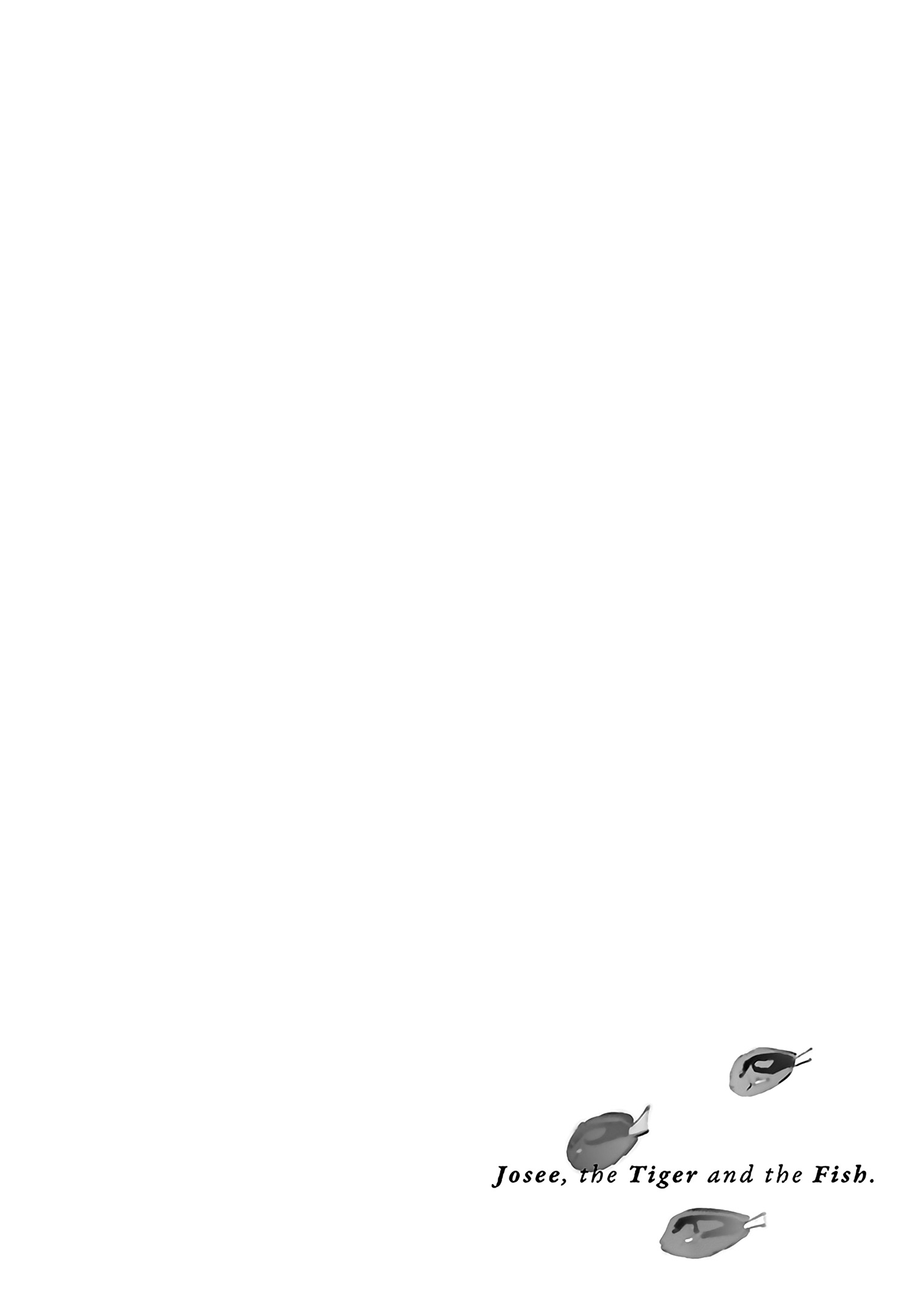 Read Josee the Tiger and the Fish en Manga Online