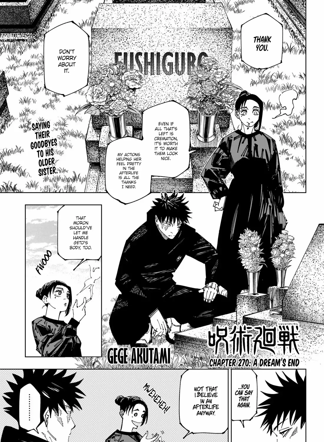 Read Jujutsu Kaisen en Manga Online