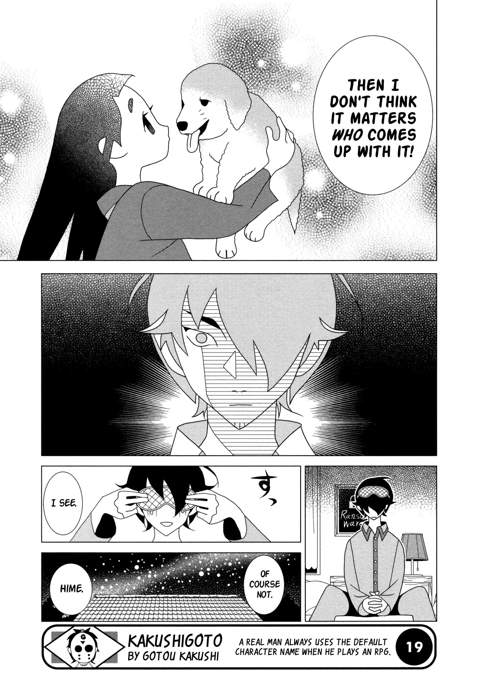 Read Kakushigoto en Manga Online