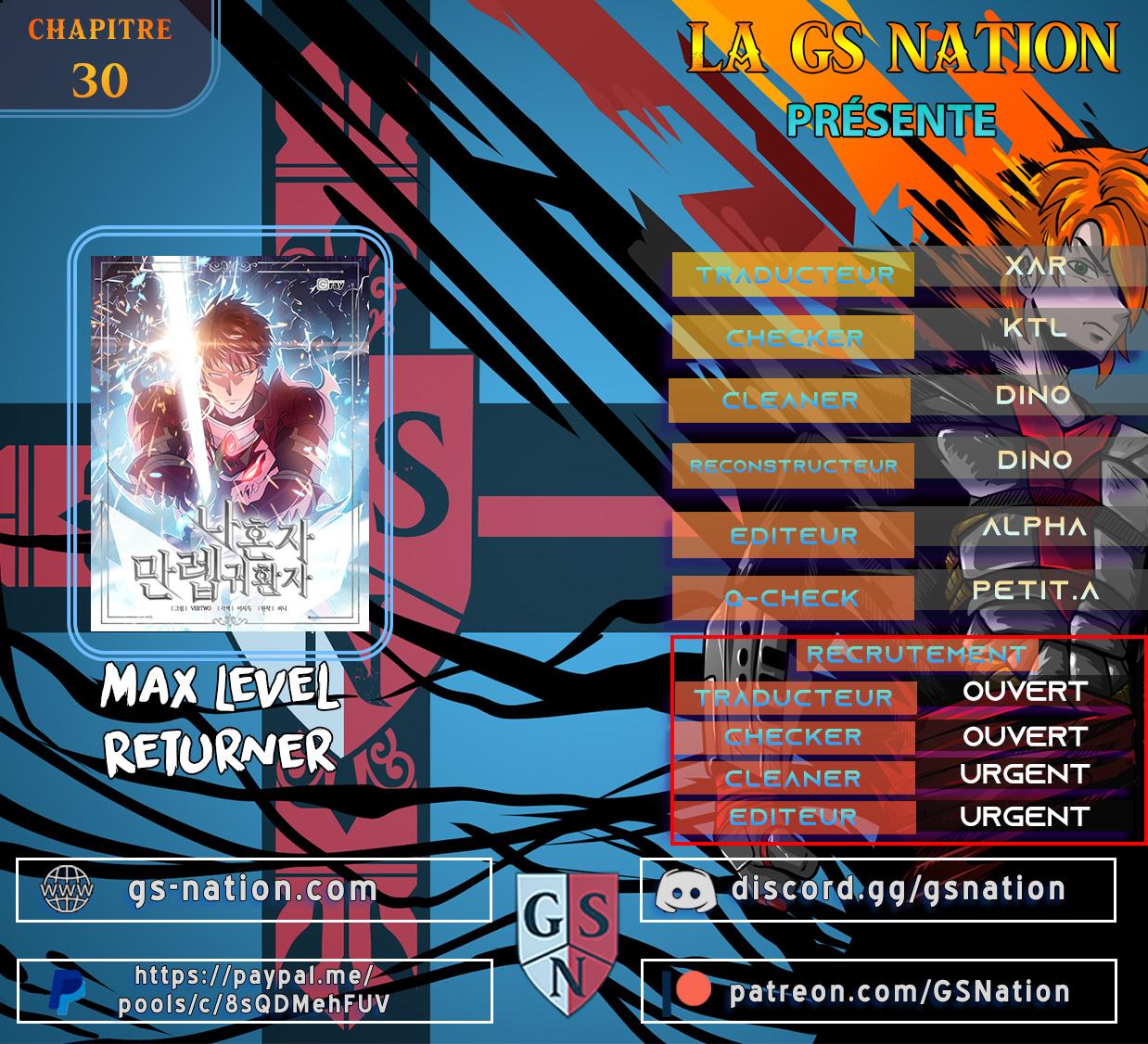 Read Max Level Returner fr Manga Online