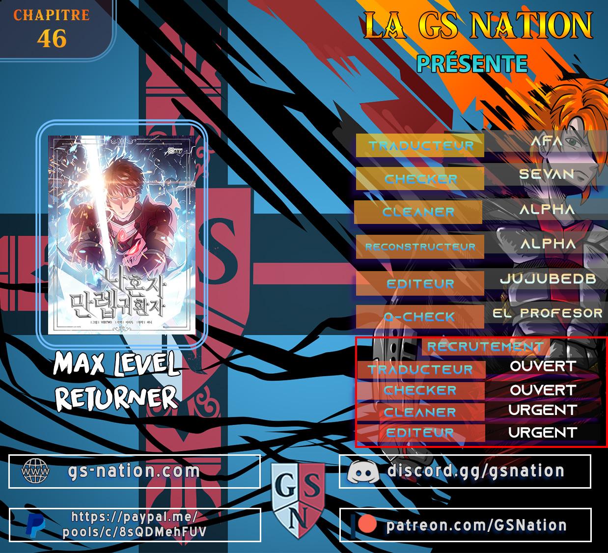 Read Max Level Returner fr Manga Online