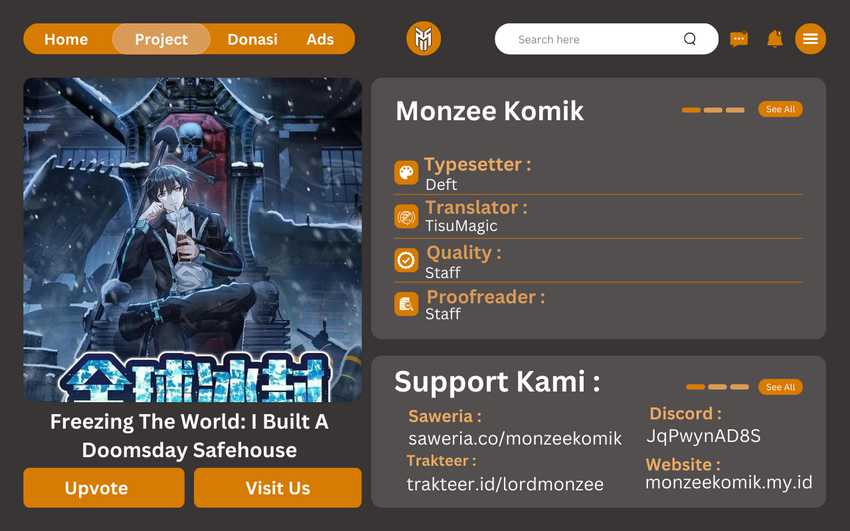 Read Freezing the World_ I Built a Doomsday Safehouse ID Manga Online