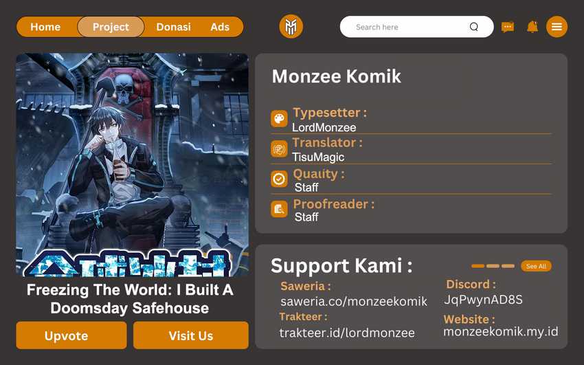 Read Freezing the World_ I Built a Doomsday Safehouse ID Manga Online