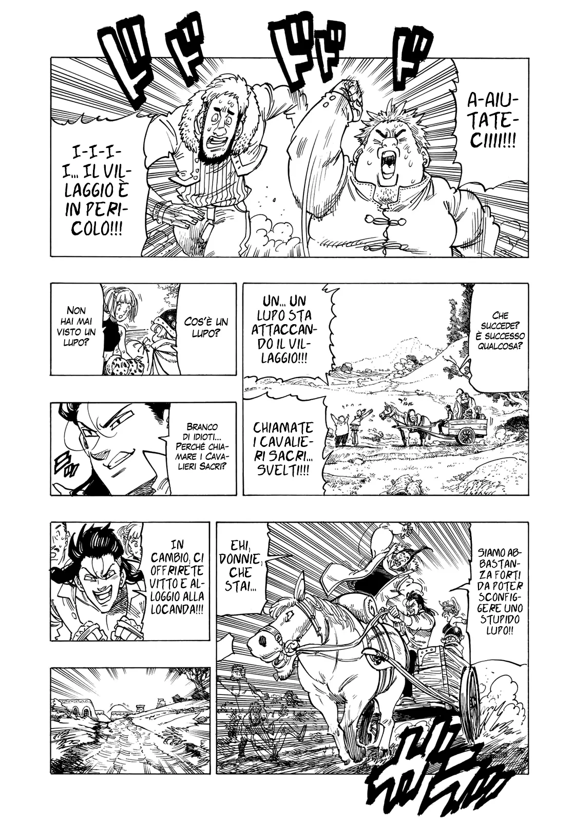 Read Four Knights of the Apocalypse IT Manga Online