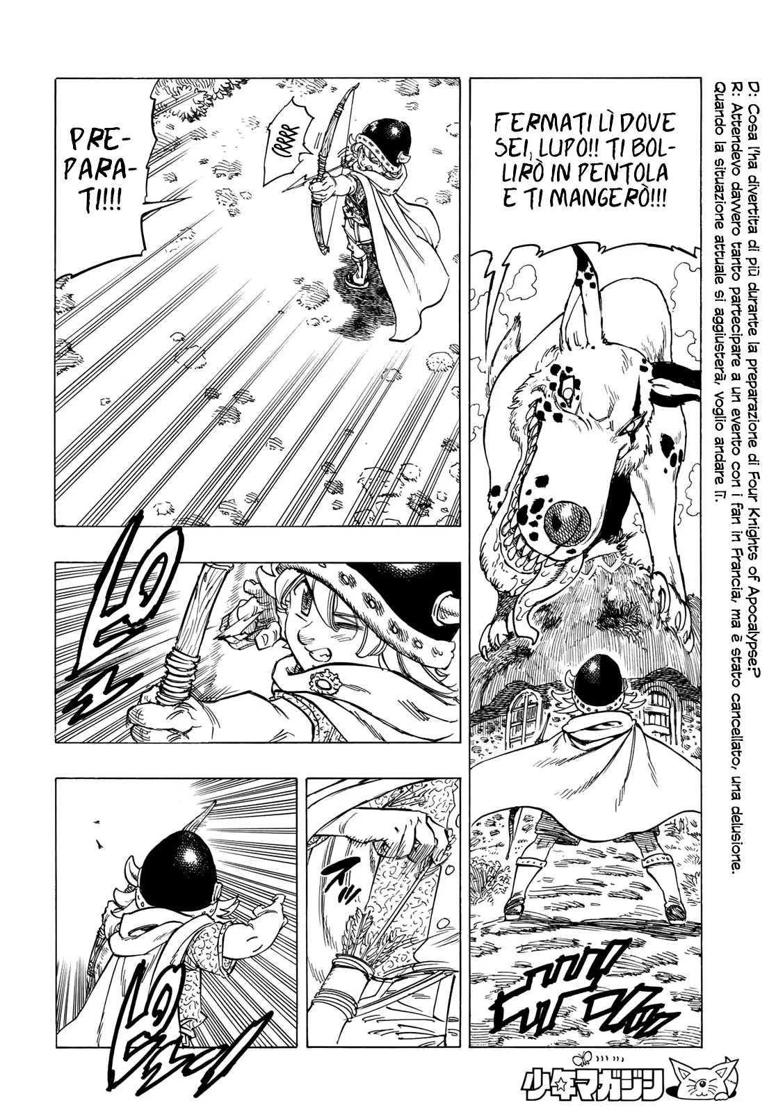Read Four Knights of the Apocalypse IT Manga Online