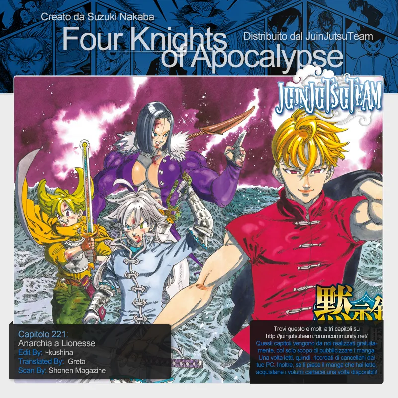 Read Four Knights of the Apocalypse IT Manga Online