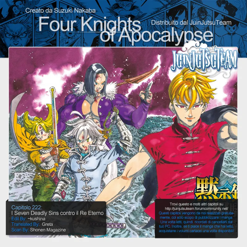 Read Four Knights of the Apocalypse IT Manga Online