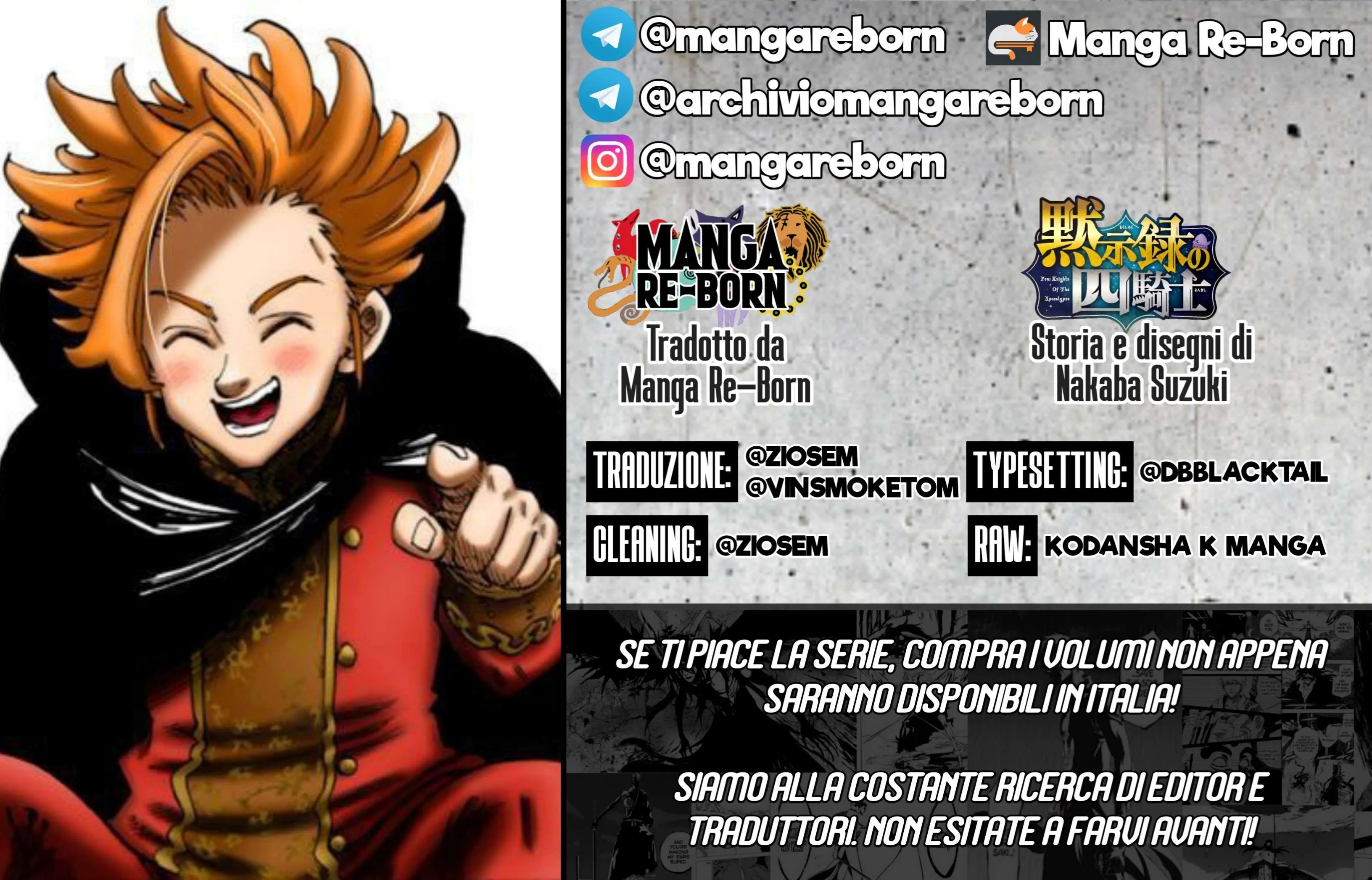 Read Four Knights of the Apocalypse IT Manga Online