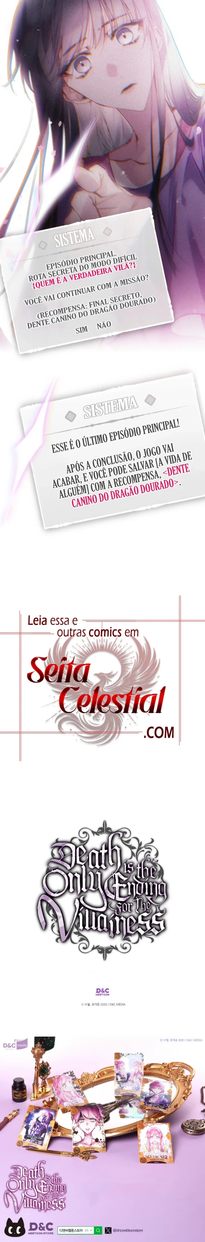 Read A Morte é o Único Fim Para a Vilã pt Manga Online