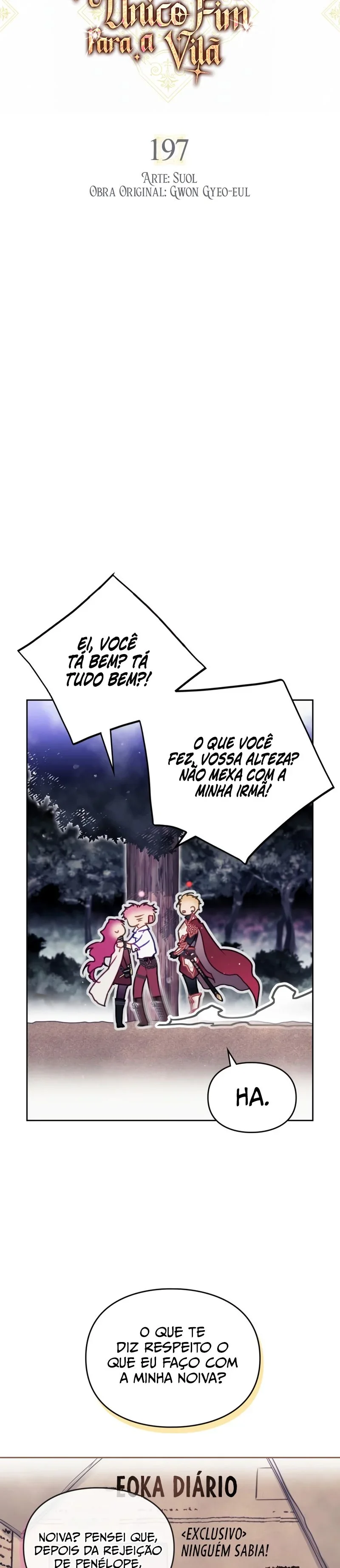 Read A Morte é o Único Fim Para a Vilã pt Manga Online
