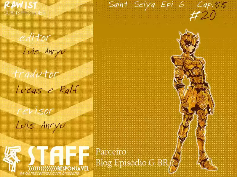 Read Cavaleiros do Zodiaco Episódio G pt Manga Online