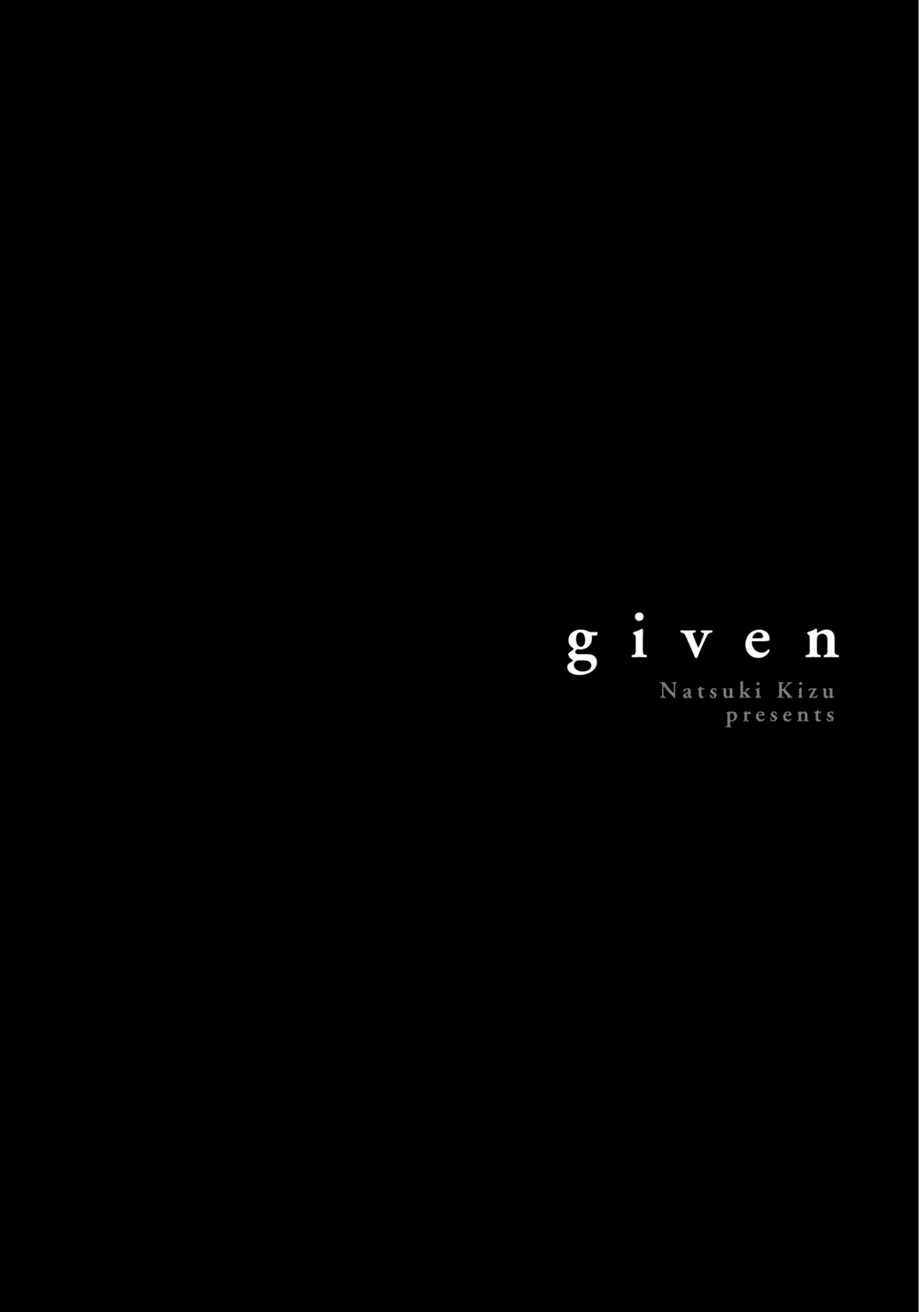 Read Given pt Manga Online