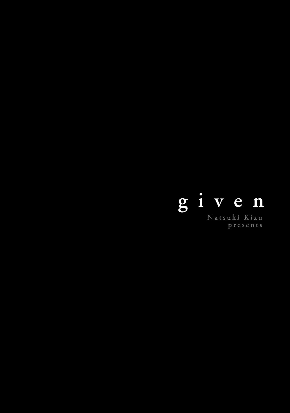 Read Given pt Manga Online